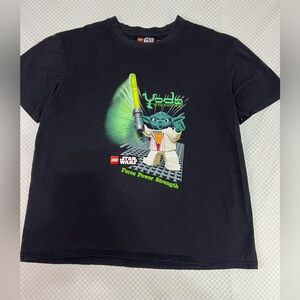 LEGO STAR WARS YODA JEDI KIDS BOYS T-SHIRT TEE SIZE XL 14-16 NWT DISCONTINUED